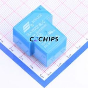 SLA-12VDC-SL-C Power Relay Through hole Component (THT),27.6x32mm Relay 12V 1 Changeover: 1C (SPDT-Changeover)::: 6 250V-AC - Product Image 1