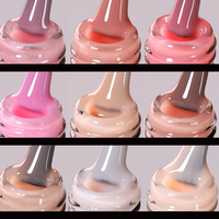 Fabricant OEM de liquide de couleur de haute qualité Constructeur de gel UV Logo personnalisé Vente en gros Extension d'ongle Gel dur Constructeur de gel pour ongles Liquide dans une bouteille