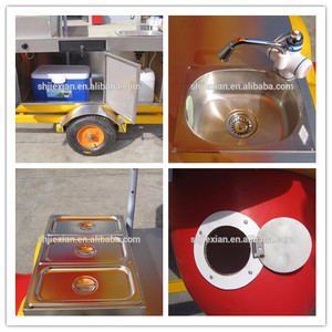 Carrito de Venta Ambulante de Hot Dogs Más Vendido con Ruedas y Freidora, Remolcable, para Hamburguesas y Hot Dogs, en Venta - Product Image 6