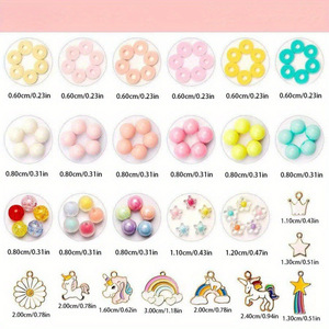Diy Jewelry Accessories <b>Kit</b> Beaded Bracelets Polymer <b>Clay</b> Loose Beads Childrens Craft Set Fantasy Theme 7 12 Years - Product Image 3