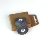 Fil dentaire biodégradable au charbon de bambou, écologique, végétalien, ciré, compostable, infusé au charbon, pour usage quotidien