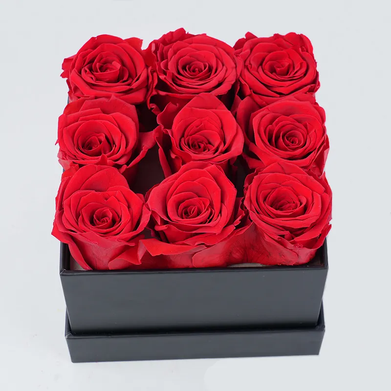 Luxus Saint Valentinstag Valentinstag für immer ewige ewige stabilisierte konservierte Blume Rose Box Geschenke für Freundin
