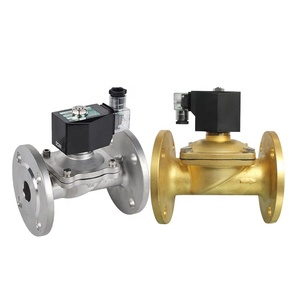 Válvula Solenoide de Agua COVNA Normalmente Cerrada de 3 Pulgadas, 12V CC, Tipo Brida de Acero Inoxidable - Product Image 3