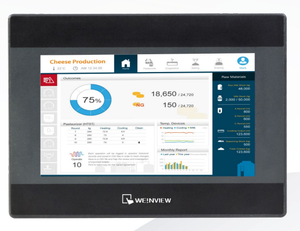 Wein-view TK8072iP 7" TFT LCD อินเทอร์เฟซระหว่างมนุษย์กับเครื่องจักร, ความละเอียด 800*480, ซีพียูแบบดูอัลคอร์ RISC, หน่วยความจำแฟลช/แรม 128 MB, 24 VDC - Product Image 1
