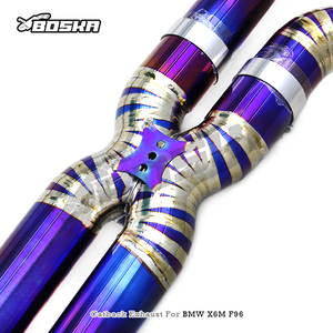 Sistema <span class=keywords><strong>de</strong></span> <span class=keywords><strong>Escape</strong></span> <span class=keywords><strong>de</strong></span> Alto Flujo Boska Valvetronic Catback <span class=keywords><strong>de</strong></span> Titanio para BMW X5M F95 X6M F96 S63, Precio <span class=keywords><strong>de</strong></span> Fábrica - Product Image 4