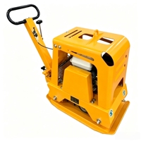 Compacteur à plaque vibrante thermique 5,5 CV, force d'excitation 30 KN, pour la construction routière et le compactage de sols et d'asphalte