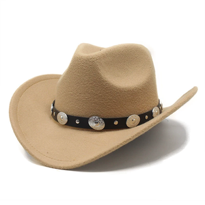 Cappello da Cowgirl da Cowboy occidentale con borchie in argento cappello da donna con fibbia per cintura - Product Image 5