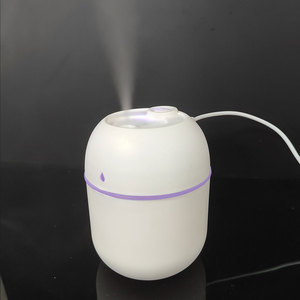 Pelembab udara portabel Mini ultrasonik, <span class=keywords><strong>Nebulizer</strong></span> plastik ABS, Pelembab udara mobil untuk rumah tangga hotel, sertifikat CE ROHS 1 tahun