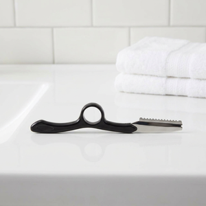Professional Salon Thinning <b>Scissors</b> Stainless Steel Blade 30 Teeth Right <b>Handed</b> Long Handle Plastic Ergonomic Hair Cutting Tool - Product Image 4