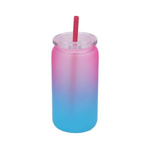Nouvelles tasses Mason jetables en plastique pour filles avec paille à ventouse, design anti-chute, pour fêtes, usage direct - Product Image 4