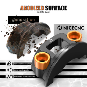 NICECNC - Palanca de Freno y Embrague de Aluminio de 1 Pulgada con Abrazadera Media para Harley Street Glide CVO FLHXSE EFI FLHXI FLHX Special FLHXS 45138-08A - Product Image 3