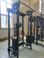 Rack de musculation mural réglable et peu encombrant, en acier robuste, pour entraînement de fitness à domicile