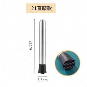 ไม้ตีไอศกรีมทำจากสแตนเลสใช้บดน้ำมะนาวไม้ปั่นน้ำผลไม้สำหรับค็อกเทล - Product Image 6