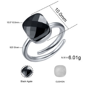 गुलाबी क्वार्ट्ज या ओइनक्स और गुलाब के सोने 925 गुलाबी क्वार्ट्ज या ओइनक्स और गुलाब के सोने के प्लेटेड के साथ - Product Image 4