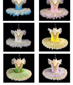 Vestito da festa per ragazze e bambini vestito da ballo per danza - Product Image 6