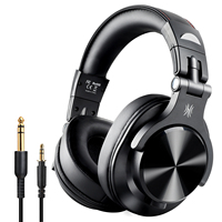OneOdio A70 Casque sans fil supra-auriculaire, casque sans fil haute résolution avec micro intégré, prise audio filaire 3,5 mm/6,35 mm