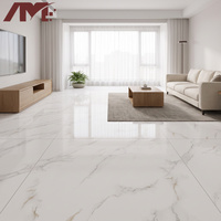 Carreaux de sol en céramique antidérapants à motif diamant 600x600mm résistants à l'usure pour l'intérieur du salon