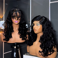 Grosir Transparan untuk Wig Lace Front & Closure 5x5/7x7 HD Lace Pre Pluked Baby Hair Raw Virgin Bouncy Curly Human Hair