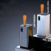 Banque d'Alimentation Portable Grande Capacité 50000mAh Écran Numérique LED 4USB Type-C Sortie USB C PD 22.5W Power Bank 50000mAh Charge Rapide