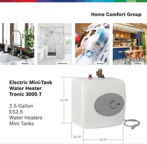 Chauffe-eau électrique mini-réservoir <span class=keywords><strong>Tronic</strong></span> 3000 <span class=keywords><strong>T</strong></span> 2,5 gallons (ES2.5) - Éliminez le temps d'attente pour l'eau chaude - Montage sur étagère, mur ou sol - Product Image 4