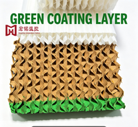 Coussin de refroidissement par évaporation, rideau humide pour serre et élevage, coussin de refroidissement en cellulose pour porcherie et ferme avicole