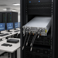 Serveur Rack 4U AI Analytics 8-GPU SYS-421GE-NBRT-LCC, double Xeon, 8 To DDR5, refroidissement liquide, pour Big Data
