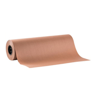 Rouleau de papier Kraft blanc brut, emballage de paille, 28 g/m²