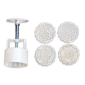 고품질 베이킹 전문 수동 압착식 베이커리 중추절 데코레이팅 간편한 중국식 월병 몰드 - Product Image 6