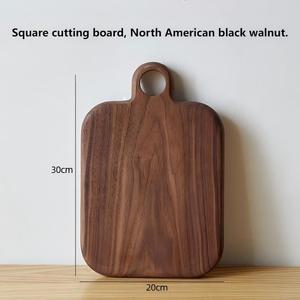 <span class=keywords><strong>Planche</strong></span> à découper en ébène double face à succès avec trous de suspension, sûre pour les aliments pour bébés et les cuisines familiales - Product Image 5
