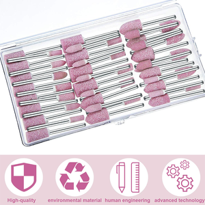 YouQi tête <span class=keywords><strong>de</strong></span> polissage en pierre montée abrasive meule meule mèches <span class=keywords><strong>de</strong></span> <span class=keywords><strong>ponçage</strong></span> tige <span class=keywords><strong>de</strong></span> 3mm <span class=keywords><strong>pour</strong></span> accessoires d'outils électriques rotatifs - Product Image 5