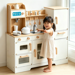<span class=keywords><strong>Cuisine</strong></span> en bois de style japonais pour enfants, <span class=keywords><strong>grande</strong></span> <span class=keywords><strong>taille</strong></span>, ensemble de simulation de <span class=keywords><strong>cuisine</strong></span>, <span class=keywords><strong>jouet</strong></span> de préparation des aliments - Product Image 6