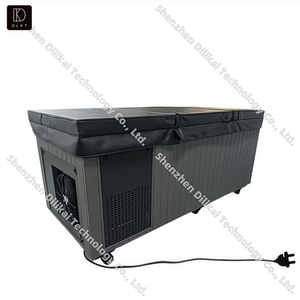 高品質 一体型 ウッド & ステンレス スチール アイスバス タブ WiFi アプリ制御 断熱カバー チラー フィルター付き コールドプランジ 浴槽 - Product Image 4