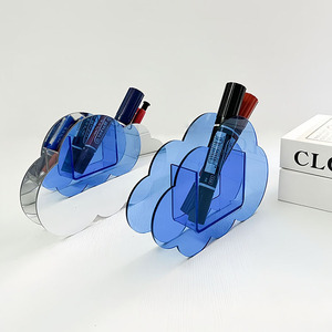 Coloré nuage <span class=keywords><strong>forme</strong></span> acrylique <span class=keywords><strong>Vase</strong></span> étudiant papeterie stockage stylo conteneur bureau ornements décoratifs bouteilles décoratives - Product Image 2
