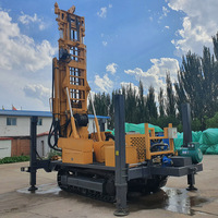 Machine de forage de forage diesel sur chenilles mobiles de 1000m pour la roche
