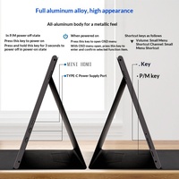 Écran portable 15,6 pouces 16:9 PS4, écran tactile, écran mobile, mise en miroir de l'écran du téléphone, écran étendu pour ordinateur, qualité gaming 8ms