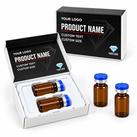 Boîte cadeau en carton personnalisée en gros pour flacon en verre de 3 ml, 5 ml, 10 ml avec emballage en mousse