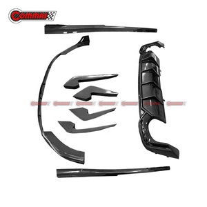 Actualización de fibra de carbono seca a <span class=keywords><strong>precio</strong></span> de fábrica a Kit de carrocería de estilo CSS para <span class=keywords><strong>Audi</strong></span> RS5 Kit de carrocería de falda lateral de labio trasero delantero - Product Image 5