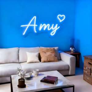 Fabricant, livraison rapide, pas de MOQ, dropshipping, lettres en néon acrylique LED personnalisées, enseigne au néon pour la décoration de salon, publicité - Product Image 4