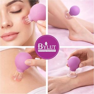 Ensemble de ventouses faciales 3 en 1, ventouses de massage en verre, globe de glace, outil de beauté pour le visage et le corps - Product Image 2