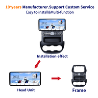 Meihua Vente en gros - Cadre de tableau de bord Android pour voiture de 12,3 pouces avec écran tactile et GPS intégré pour Ford Explorer 2011-2019