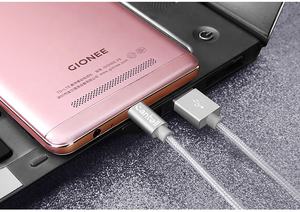 Meilleure vente Stock 2.4A 1m 1.5m 2m câble de données USB en nylon câble de charge USB Android câble de <span class=keywords><strong>chargeur</strong></span> pour iphone - Product Image 2