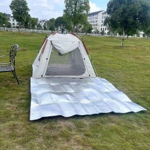 Aluminum Foil Moisture Proof <b>Mat</b> Rectangle Portable <b>Waterproof</b> Camping <b>Mat</b> Single Double Size Ultra Lightweight Foldable - Product Image 4