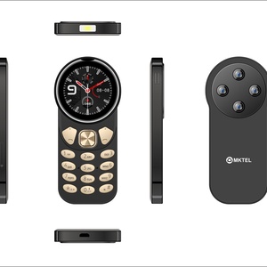 2025 MKTEL L2 Multi-functional Dual SIM <b>Camera</b> Mobile Phone for Elderly with 1.39" Circular Display and T-card Support - Product Image 1