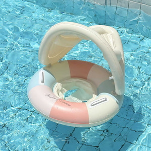 Braccioli Gonfiabili a Tema Cartone Animato con Parasole per Bambini, Galleggianti per Piscina, Sedute Galleggianti per Acqua, Anelli Galleggianti, Braccioli per Neonati e Bambini - Product Image 4