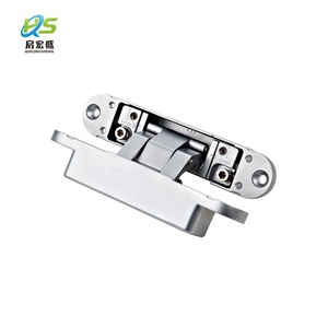 Modern Zinc 180 Degree Concealed Hinge Soft Close Heavy Duty Wooden Door Black 60kg Bld-g01a-2 180 Degree Opening Full - Product Image 2
