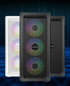 Meilleures ventes de fabricants Boîtier d'ordinateur de jeu ATX en aluminium avec tour complète pour panneau avant en maille - Product Image 4