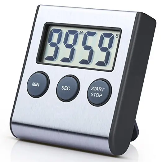 Classic Stand Magnet Metall Timer Tragbare Küche Digital Magnetic Countdown Clock Multifunktions-Küchen uhr