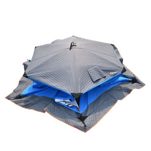 Igloo gonflable à point de chute Cube de bivouac de camping froid 6 camouflage pour tente de pêche à la carpe bivouac d'hiver - Product Image 5