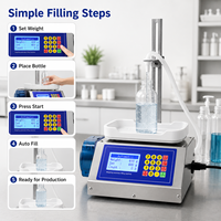 Machine de remplissage de liquides compacte à tête unique, remplisseuse automatique pour les petites entreprises