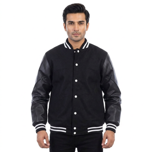 Vestes universitaires tendance en polaire et polyester pour homme – Idéales pour l'hiver et les activités de plein air – Longueur standard - Product Image 1